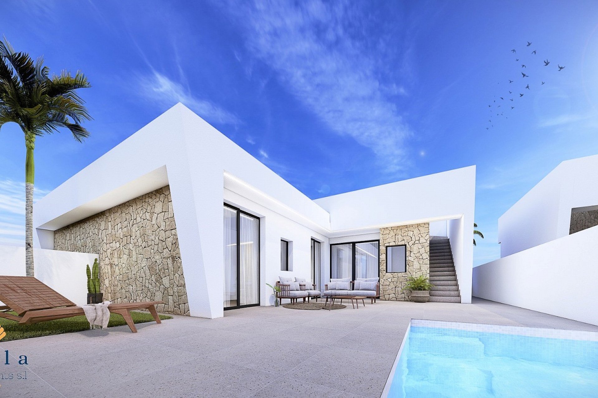 Obra nueva - Villa -
Roldán