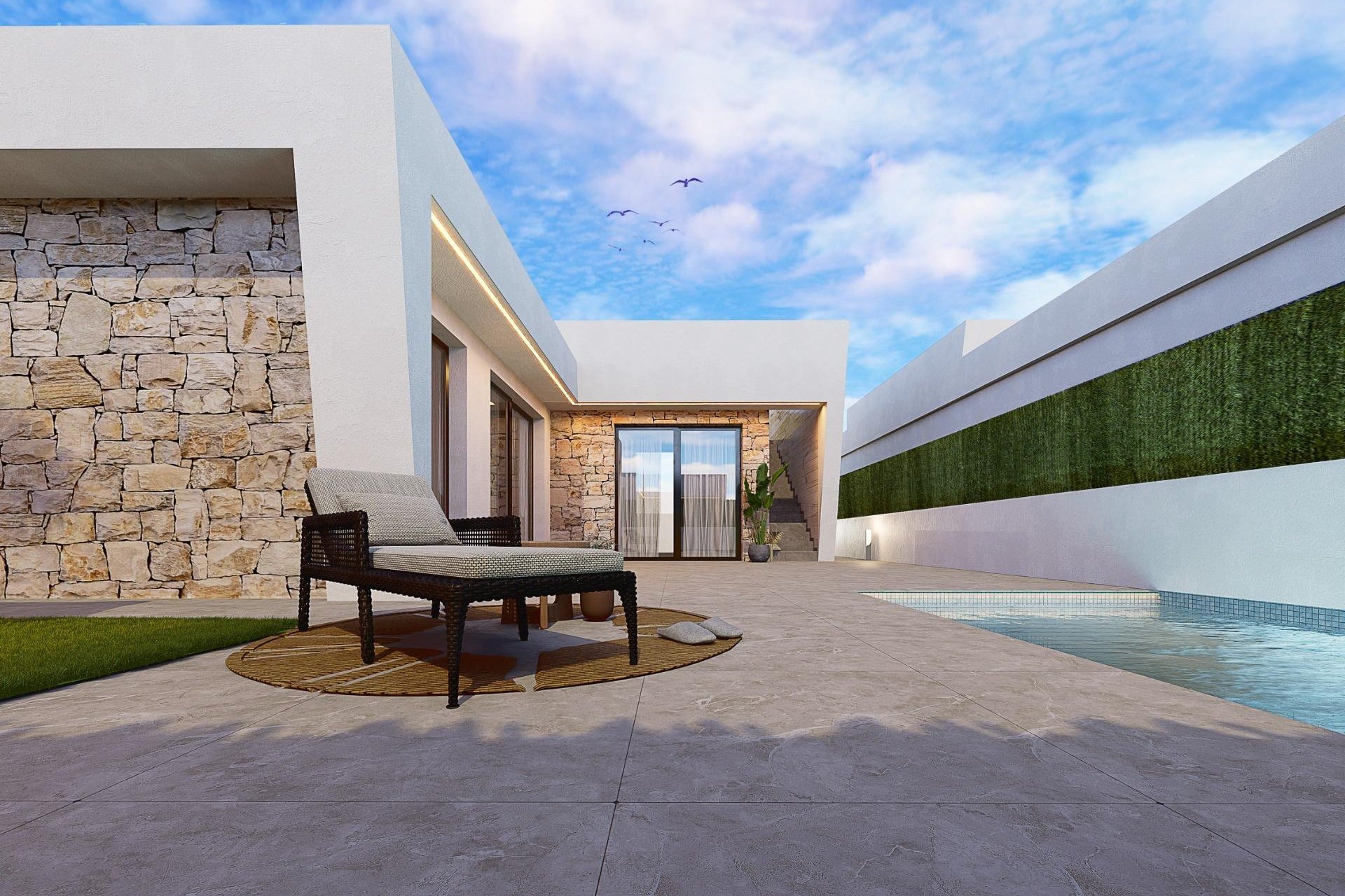 Obra nueva - Villa -
Torre Pacheco - Roldán