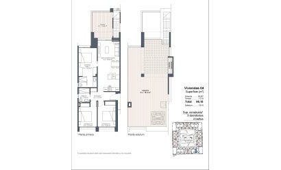 Obra nueva - Top Floor Bungalow -
Ciudad Quesada - Lo Marabú