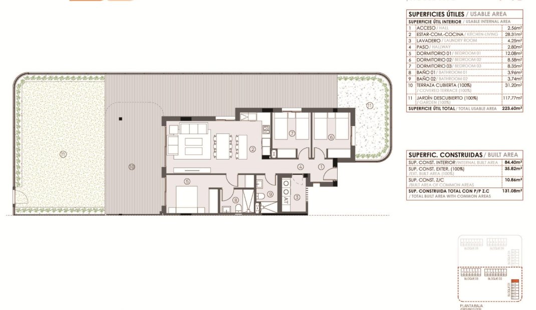 New Build - Ground floor apartment -
Torrevieja - La Hoya