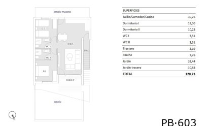 Nýbygging - Ground Floor Bungalow -
San Miguel de Salinas - Pueblo