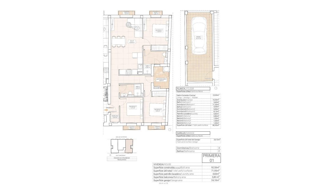 Nýbygging - Íbúð -
Hondón de las Nieves - Pueblo