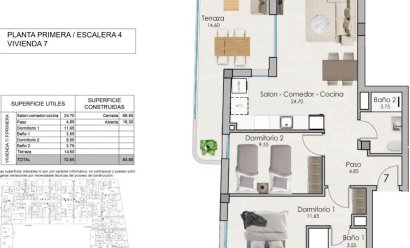 Nýbygging - Íbúð -
Santa Pola - Estacion de autobuses