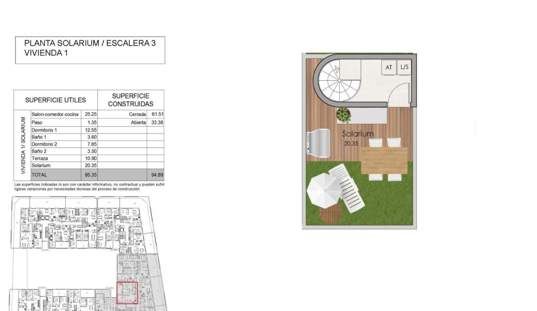 Nýbygging - Þakíbúð -
Santa Pola - Estacion de autobuses
