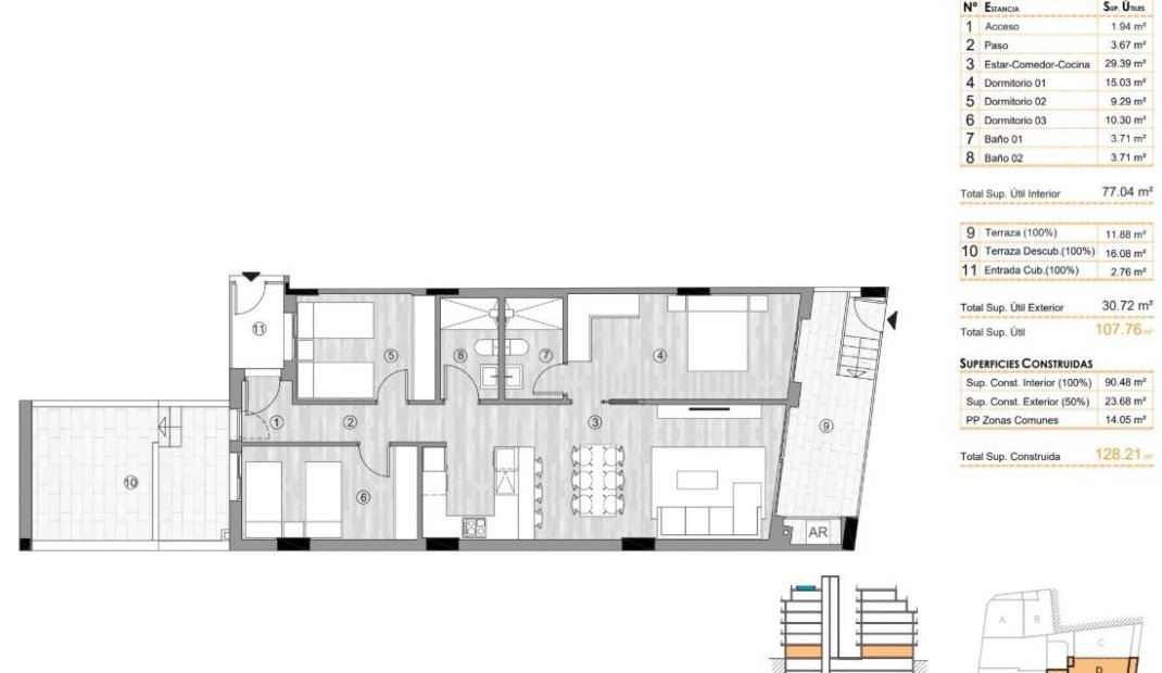 Obra nueva - Ground floor apartment -
Torrevieja - Centro