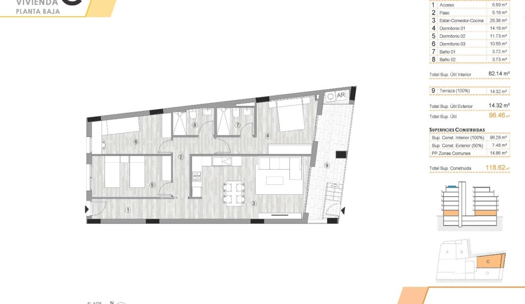 Obra nueva - Ground floor apartment -
Torrevieja - Centro