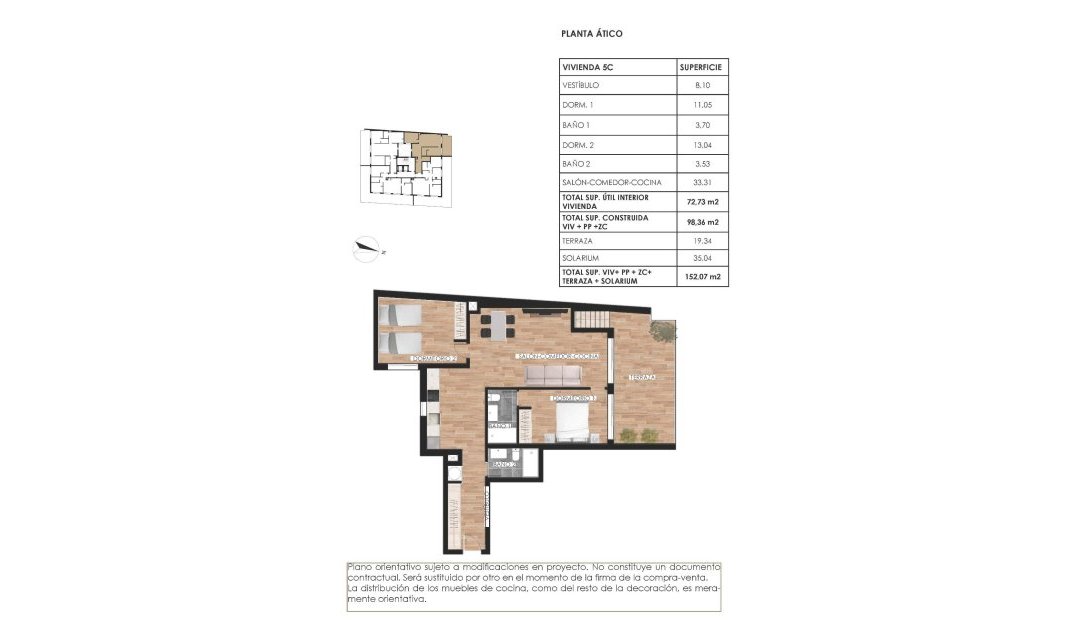 Obra nueva - Ático -
Torrevieja - Parque de las Naciones
