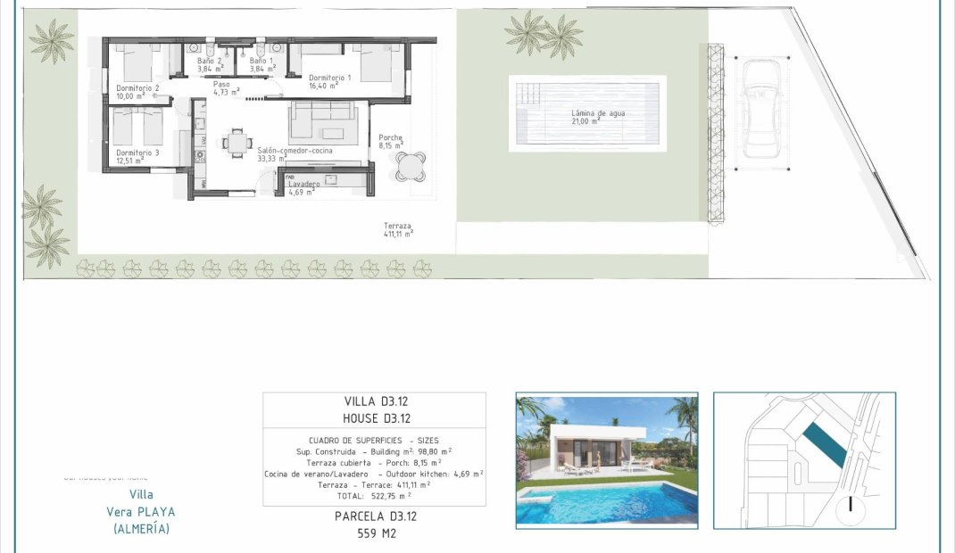 Nýbygging - Einbýlishús -
Vera - Pueblo Salinas