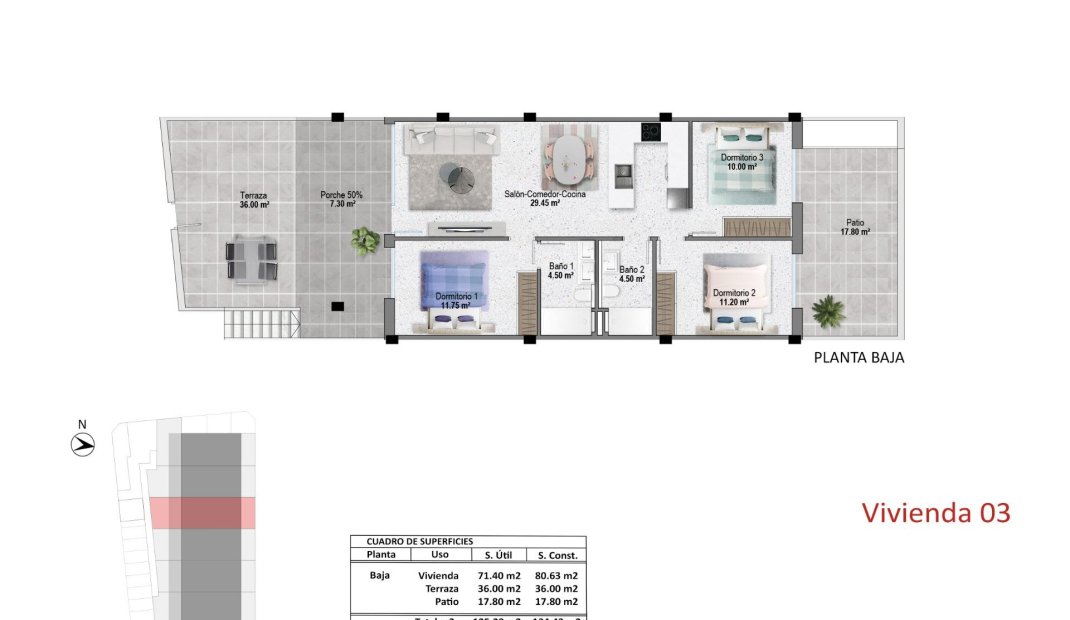 Obra nueva - Ground Floor Bungalow -
Pilar de la Horadada - pueblo
