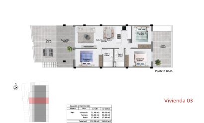 Obra nueva - Ground Floor Bungalow -
Pilar de la Horadada - pueblo