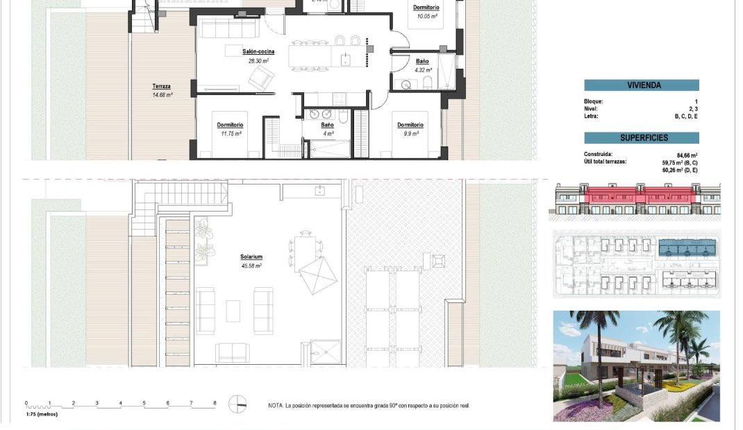 Obra nueva - Top Floor Bungalow -
Los Alcazares - Serena Golf