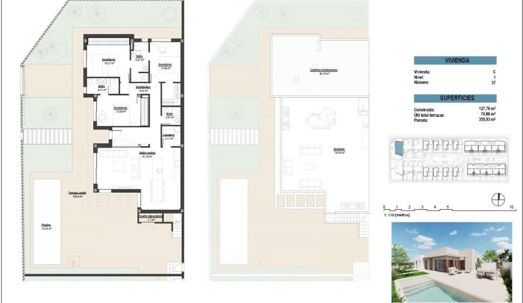 Obra nueva - Villa -
Los Alcazares - Serena Golf