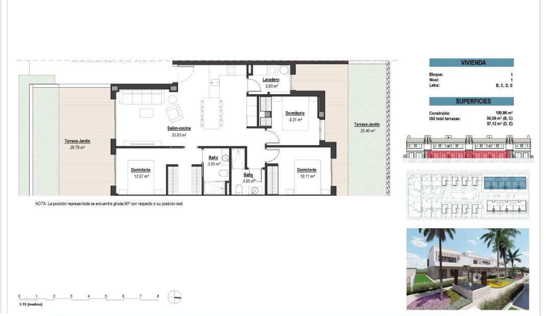 Obra nueva - Ground Floor Bungalow -
Los Alcazares - Serena Golf