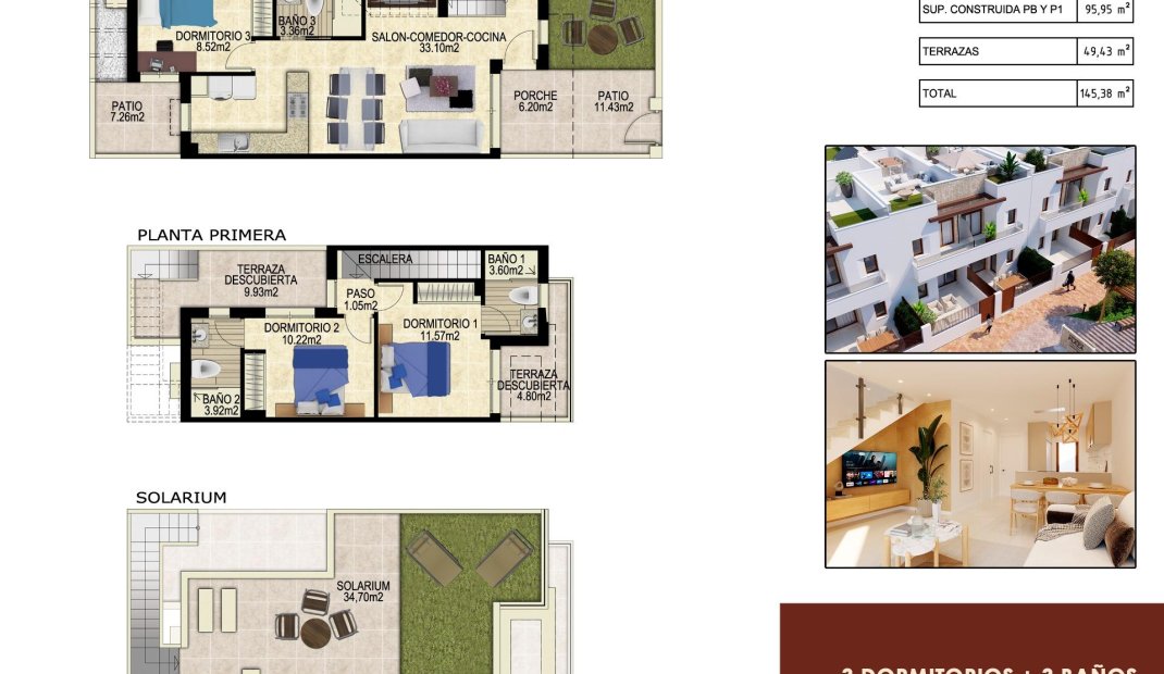 Obra nueva - town house -
Orihuela - Vistabella Golf