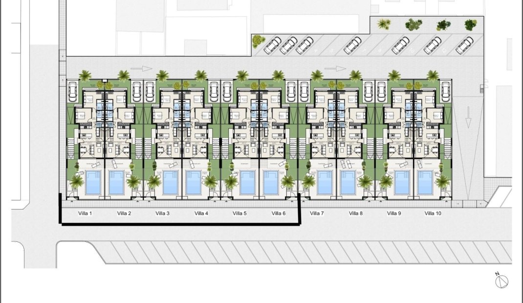 Obra nueva - Semidetached -
Los Nietos - Los Nietos playa