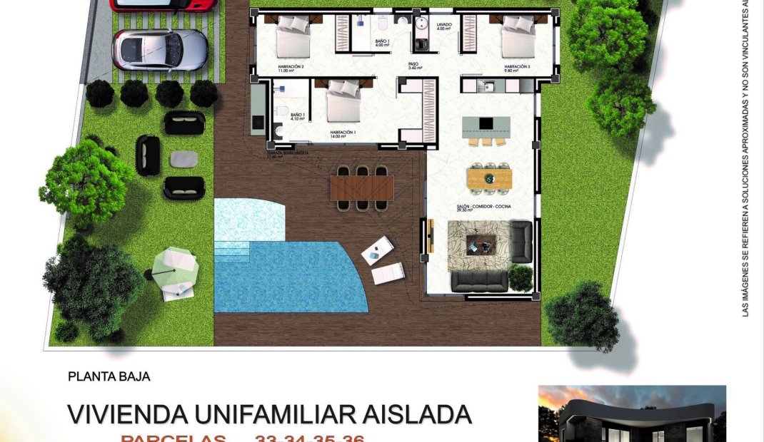 Obra nueva - Villa -
Los Montesinos - La Herrada