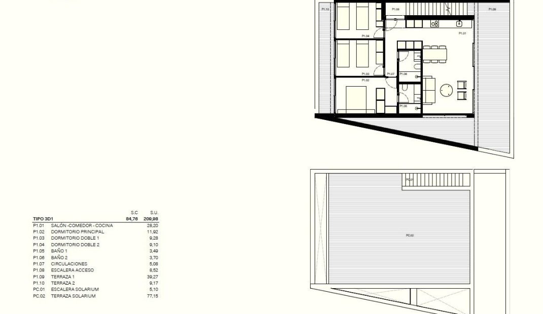New Build - Top Floor Bungalow -
Torrevieja - Los Balcones