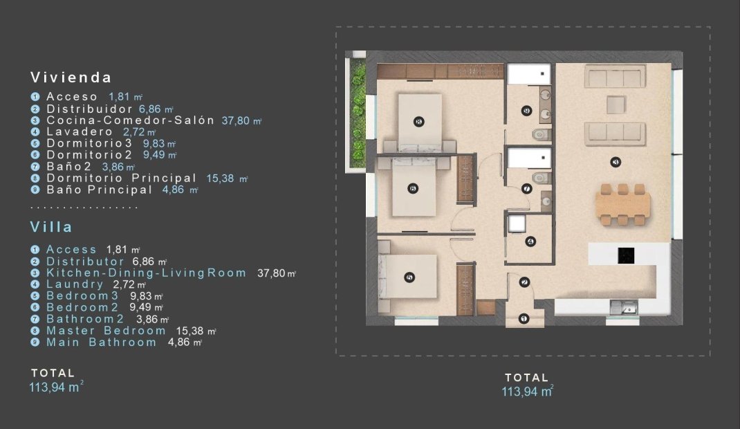 New Build - Villa -
Orihuela Costa - Las Filipinas