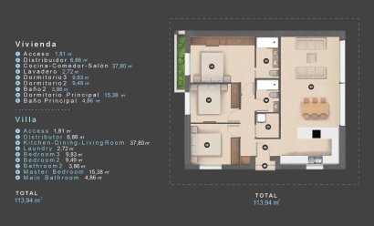 New Build - Villa -
Orihuela Costa - Las Filipinas