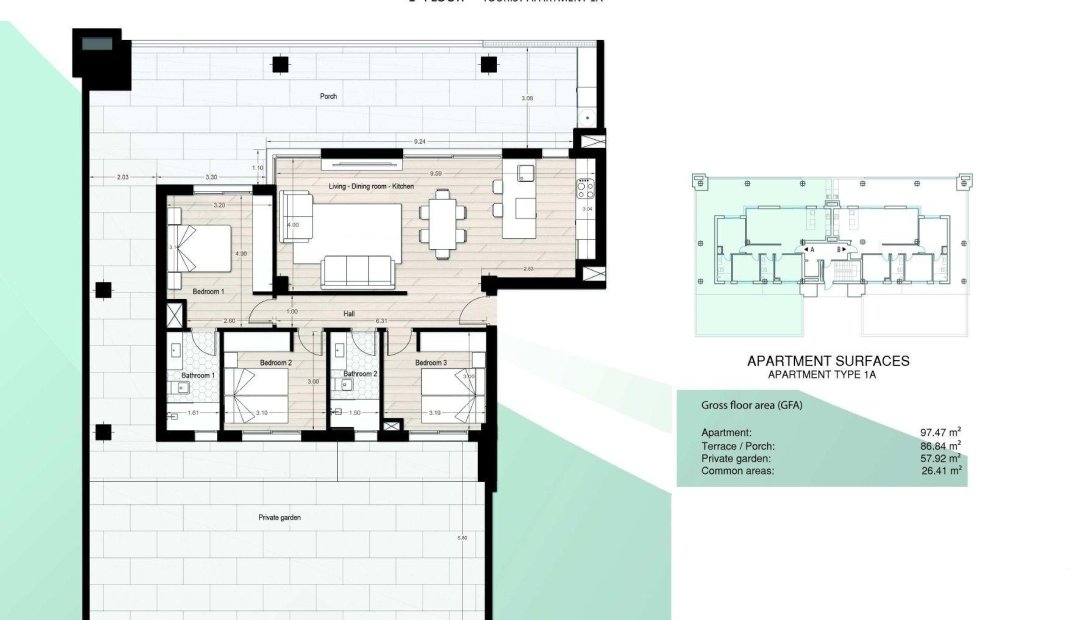 New Build - Ground floor apartment -
Los Alcazares - Los Narejos