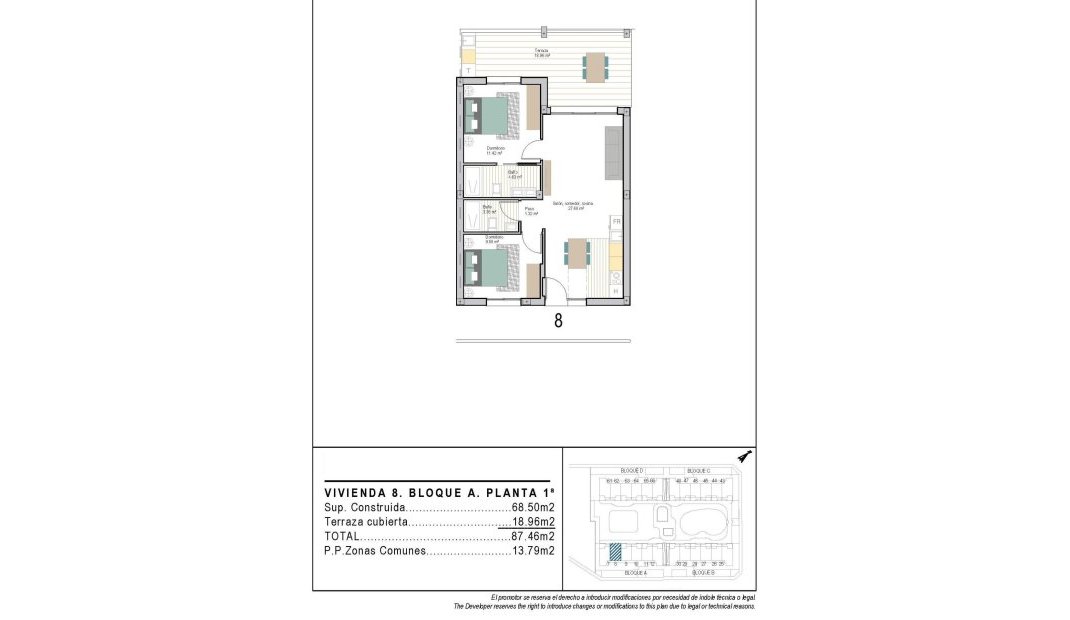 Nýbygging - Íbúð -
Torre Pacheco - San Cayetano