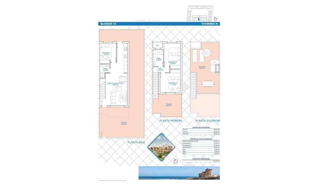 Obra nueva - Villa -
Pilar de la Horadada - Lo Monte