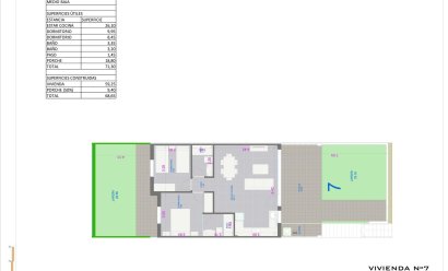 New Build - Bungalow -
Pilar de la Horadada - pueblo
