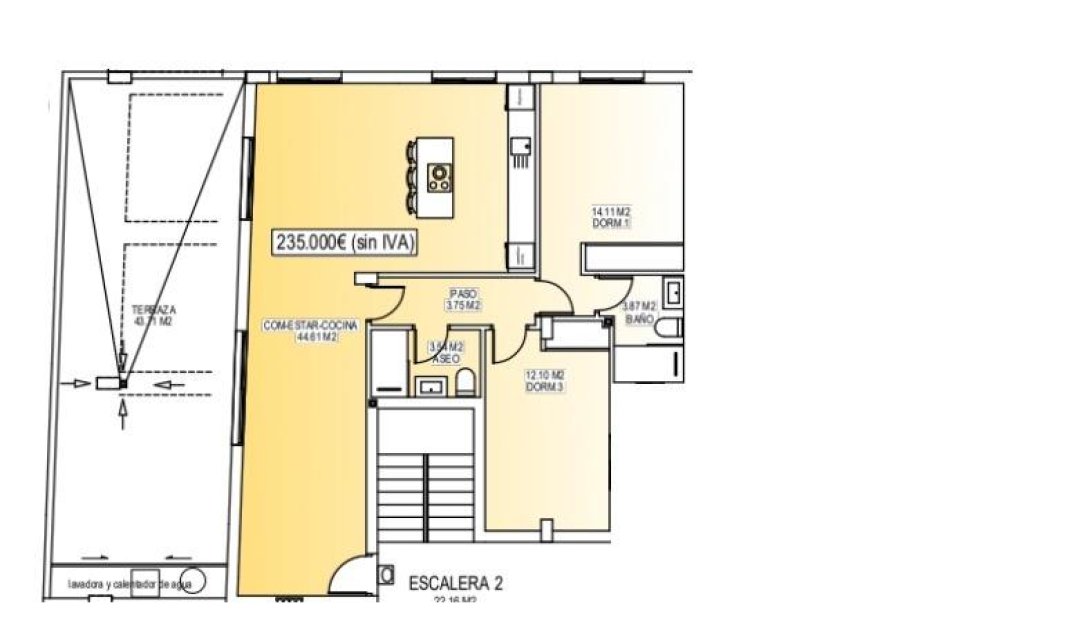 Nýbygging - Þakíbúð -
San Miguel de Salinas - Pueblo