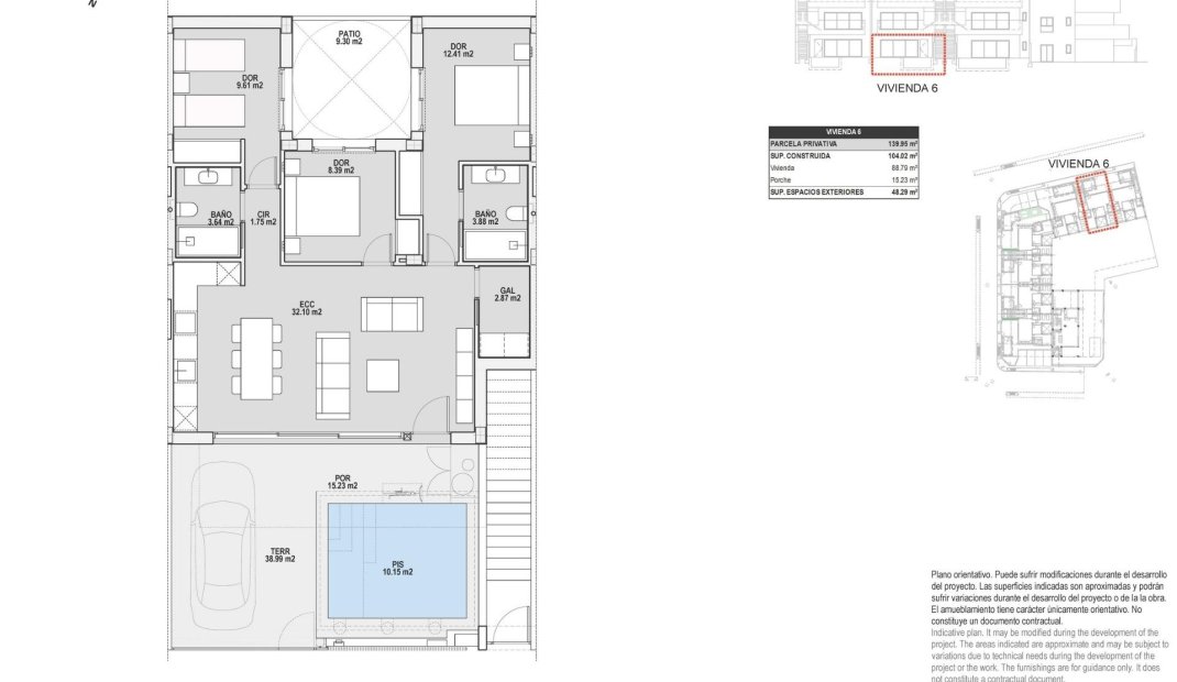 Nýbygging - Sérhæð -
Pilar de la Horadada - pueblo