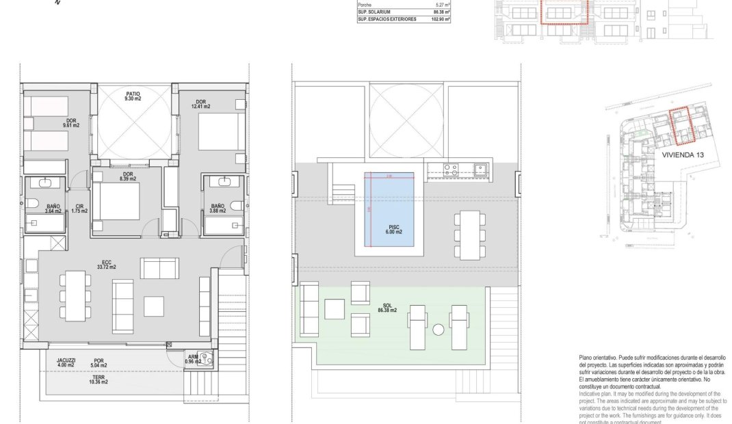 Nýbygging - Sérhæð -
Pilar de la Horadada - pueblo