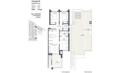 Nýbygging - Þakíbúð -
Los Alcazares - Serena Golf