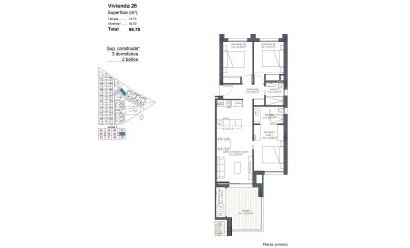 New Build - Apartment -
Los Alcazares - Serena Golf