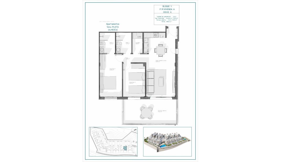 Obra nueva - Apartamento -
Vera - Pueblo Salinas