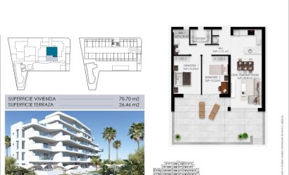 New Build - Apartment -
Pilar de la Horadada - Mil Palmeras