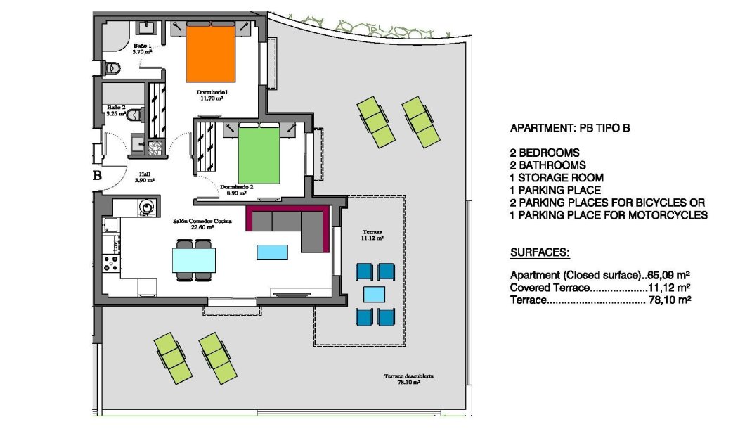New Build - Apartment -
Orihuela Costa - Las Filipinas