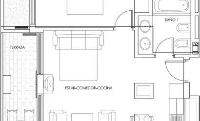 Nýbygging - Íbúð -
Vera - Puerto del Rey