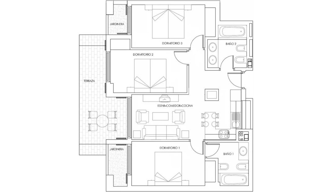 New Build - Apartment -
Vera - Puerto del Rey