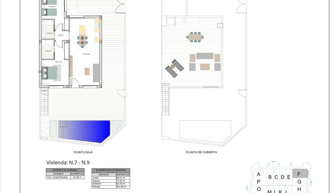 Nýbygging - Einbýlishús -
Torre Pacheco - El Alba