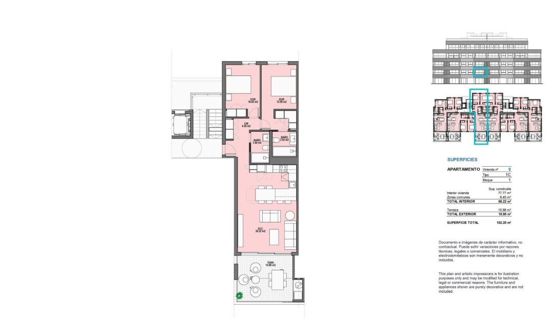 New Build - Apartment -
Torre Pacheco - Santa Rosalia Lake And Life Resort