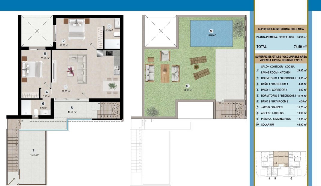 New Build - Bungalow -
San Pedro del Pinatar - Lo Pagan