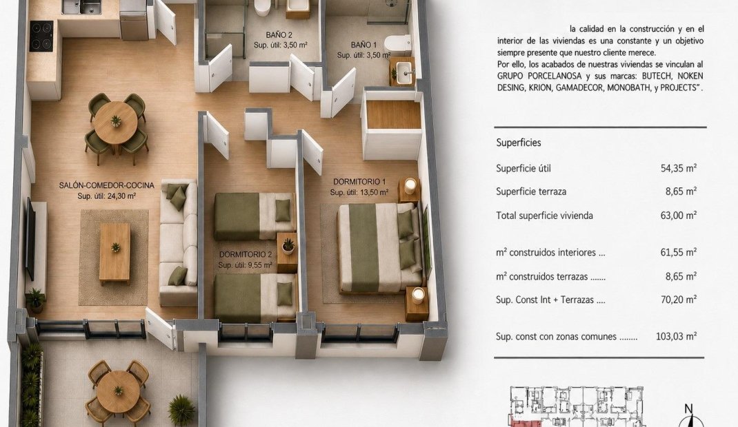 New Build - Apartment -
Villajoyosa - Cala de Finestrat