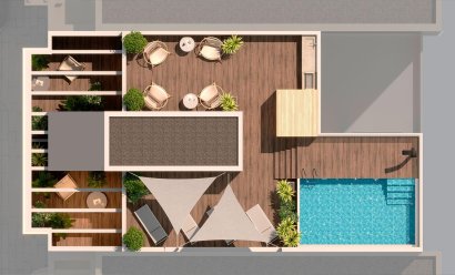 Nýbygging - Þakíbúð -
Torrevieja - Playa del Acequión