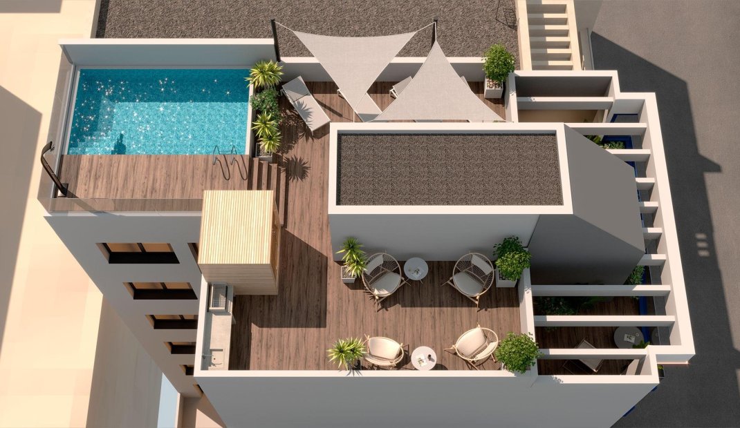 Nýbygging - Íbúð -
Torrevieja - Playa del Acequión