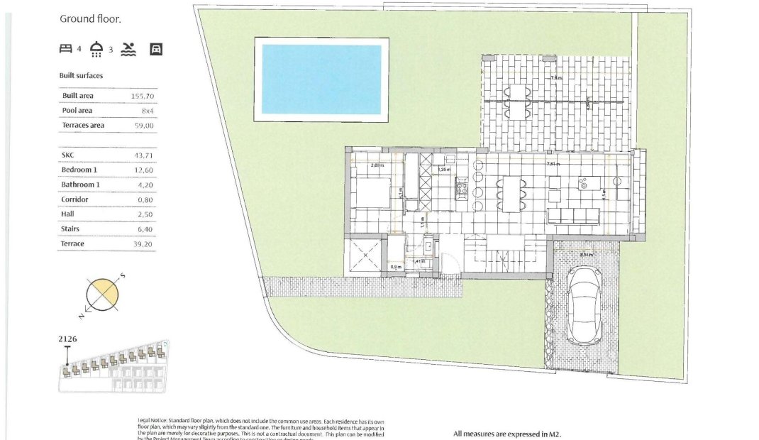 Nýbygging - Einbýlishús -
Algorfa - La Finca Golf