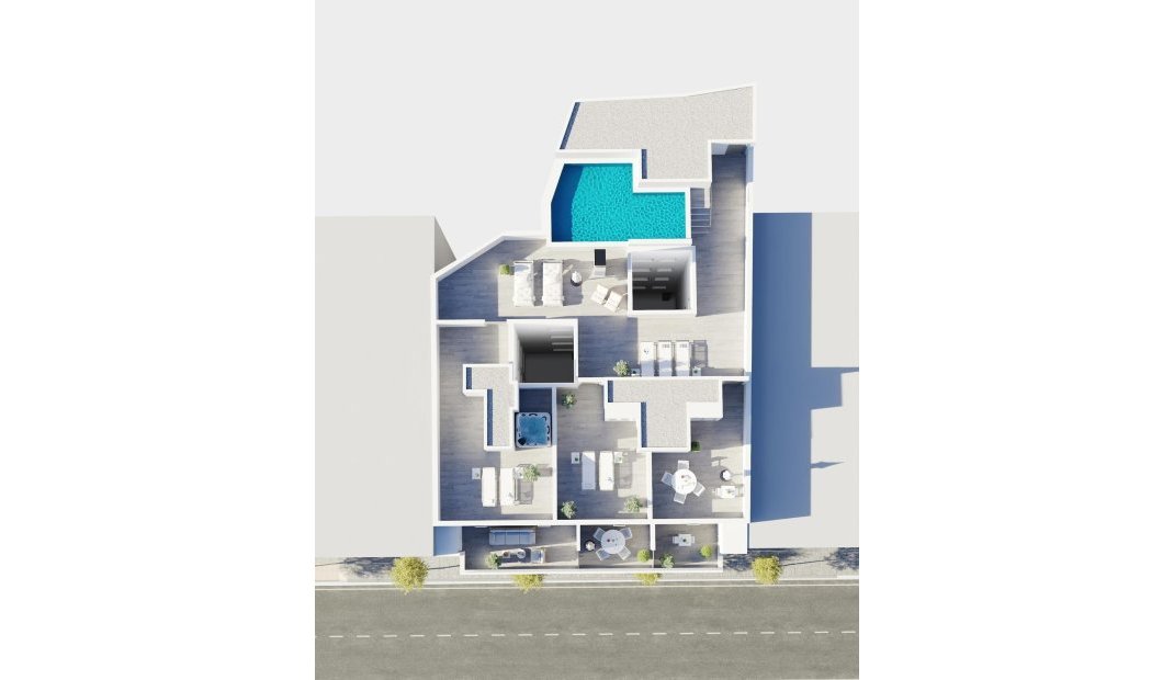 Nýbygging - Þakíbúð -
Torrevieja - Centro