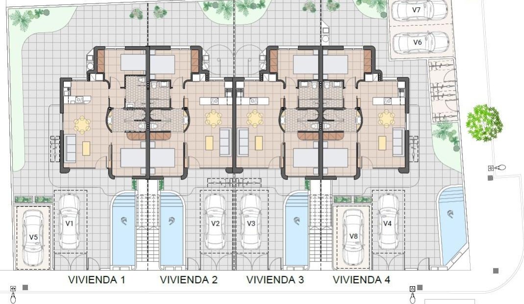 New Build - Bungalow -
Pilar de la Horadada - pueblo