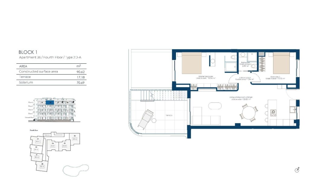 New Build - Penthouse -
Baños y Mendigo - El Valle Golf