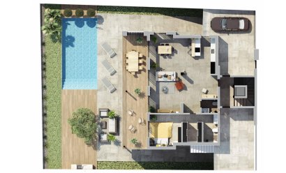 Nýbygging - Einbýlishús -
Rojales - Golf La Marquesa (Ciudad Quesada)