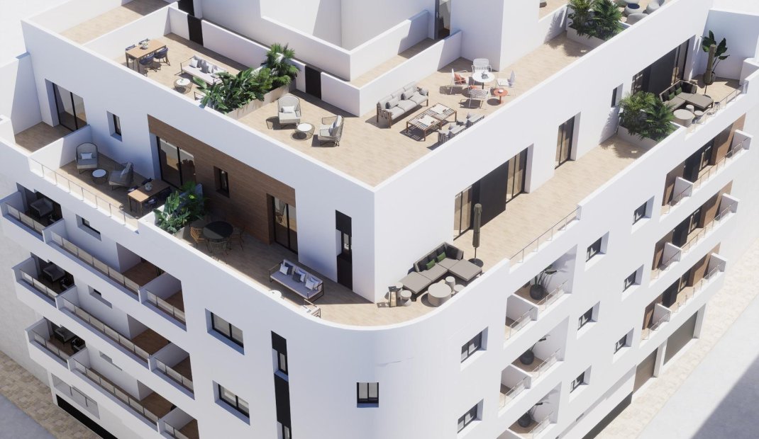 New Build - Apartment -
Torrevieja - pueblo