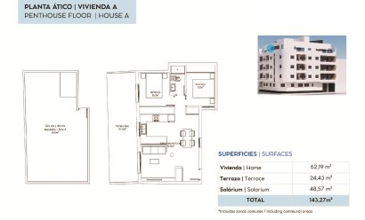 New Build - Penthouse -
Torrevieja - pueblo